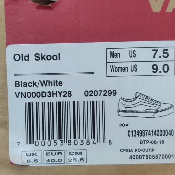 Vans Old Skool Shoes skateboard Men's VN000D3HY28 - Picture 6 of 6